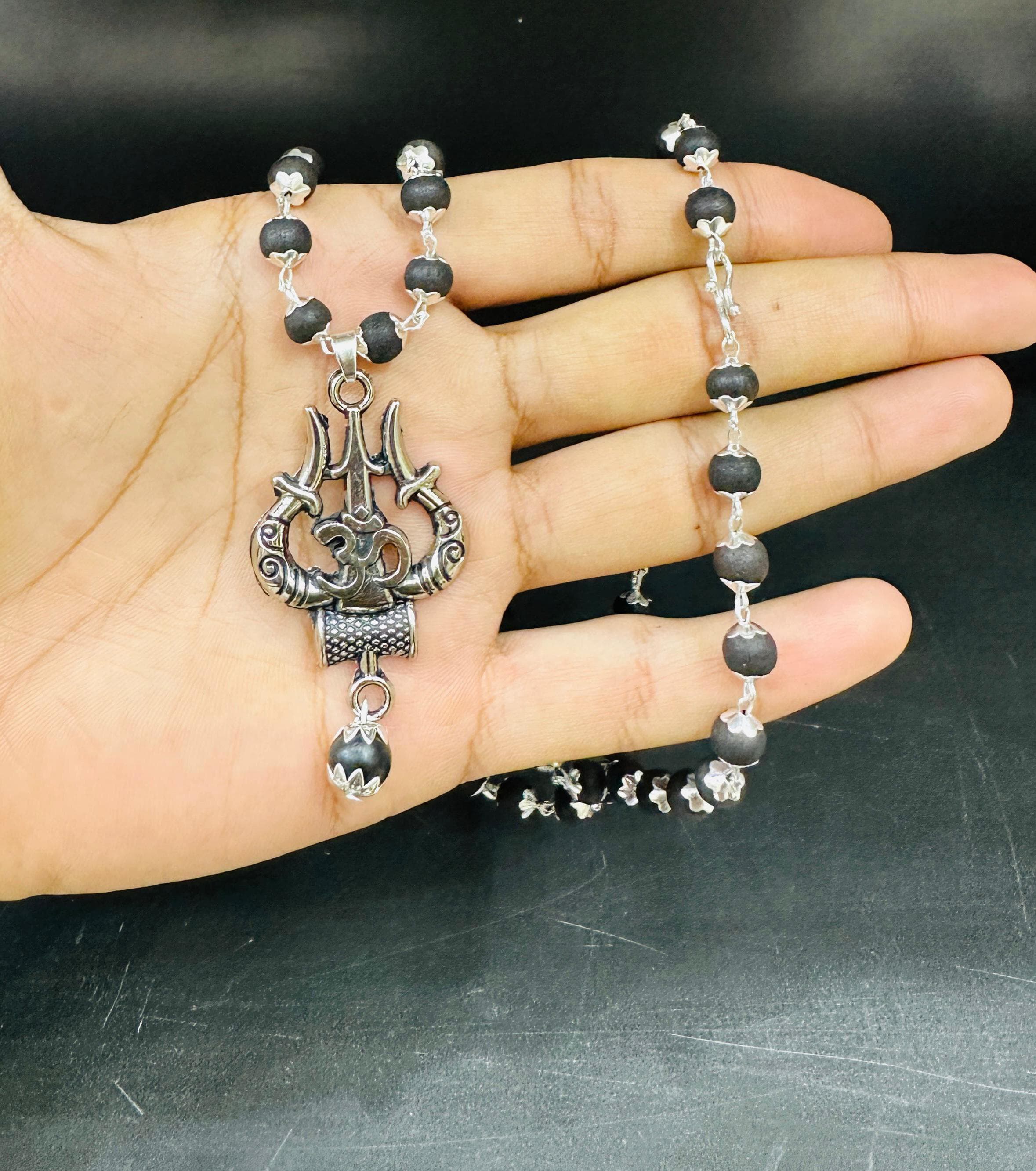 Karungali Mala with Trishul Locket ๐ฑ